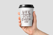 Coffee - Lettering collection, a Graphic by redcollegiya design (Thumbnail 3 of 5)