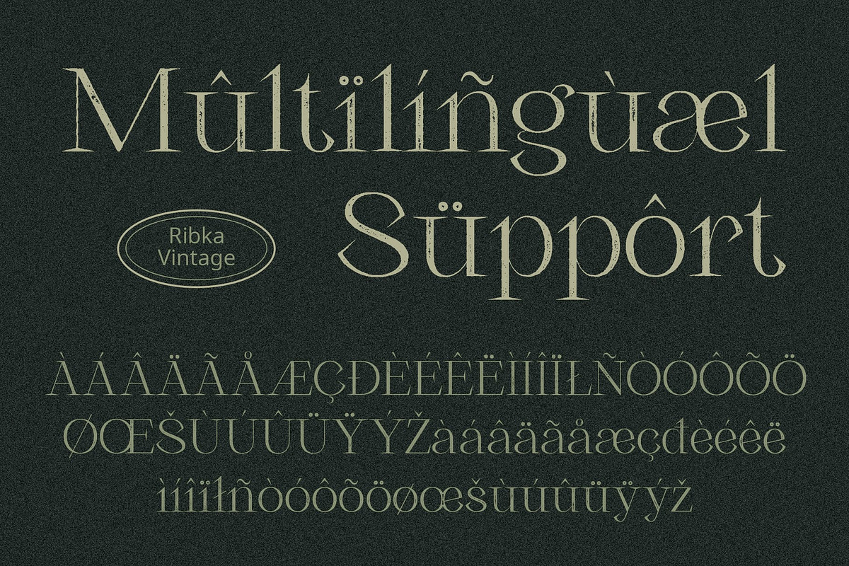 Ribka Vintage, a Serif Font by Craft Supply Co. (Photo 5 of 8)