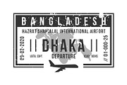Passport Stamps & Travel Visa Signs, a Transportation Illustration by Kaushal Jangid (Thumbnail 5 of 28)