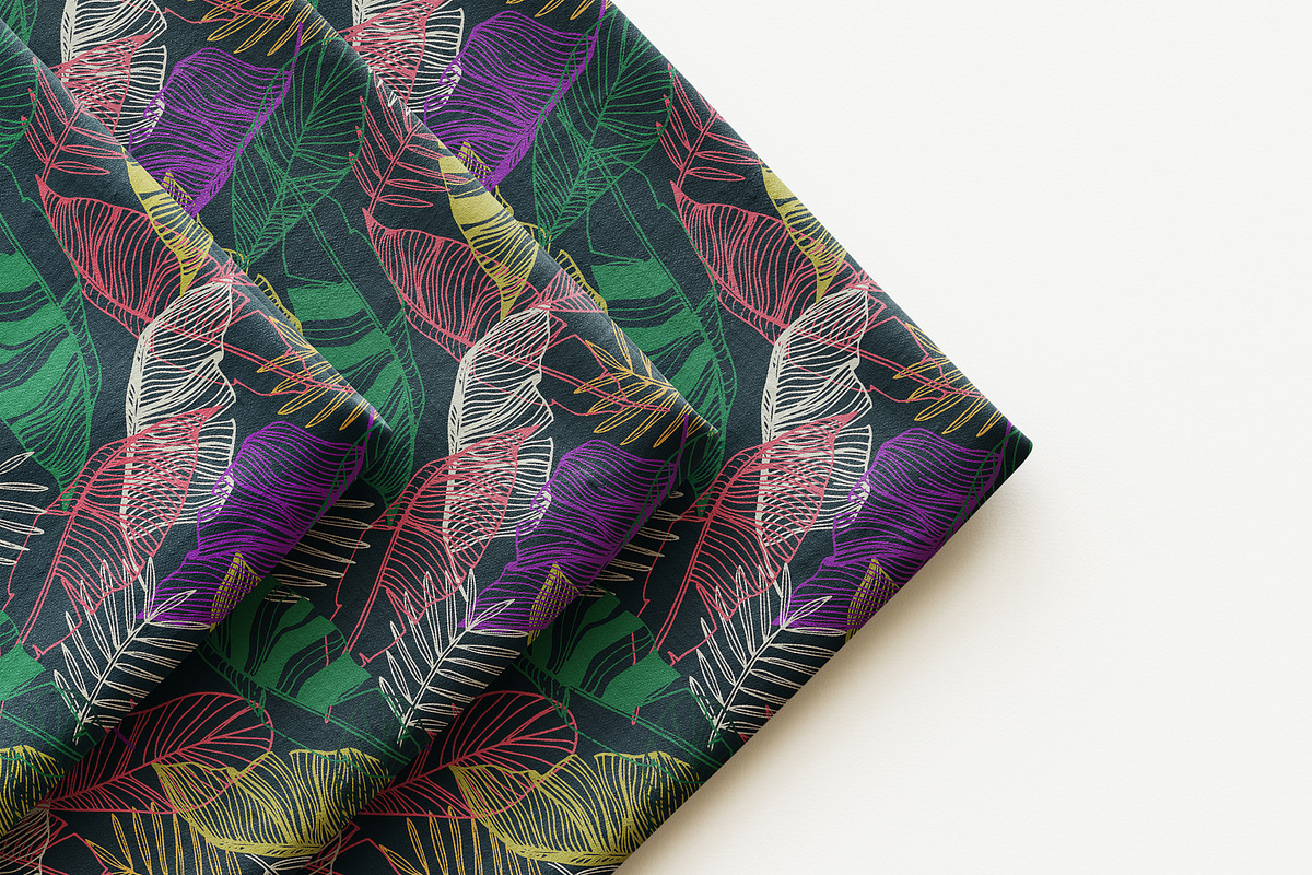 Exotic Tropical Leaves Patterns, a Pattern Graphic by StudioGlouna (Photo 3 of 9)