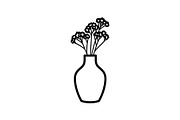 Flower Vase Silhouette Vector Bundle, an Illustration by Designs_River (Thumbnail 37 of 51)
