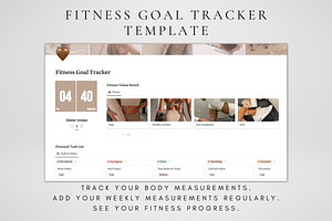 Digital Fitness Template For Notion