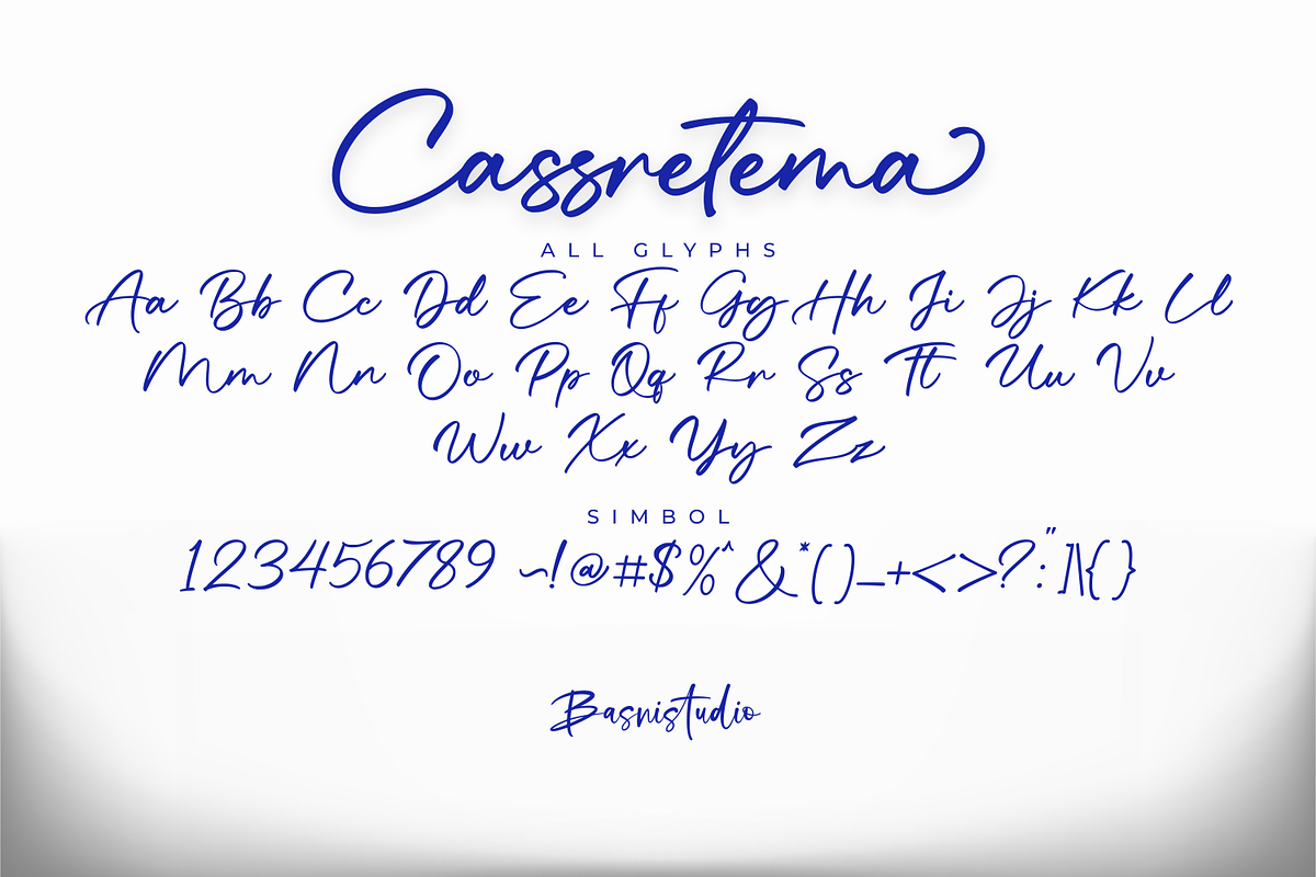 Cassretema Casual Handwritten Bundle, a Handwritten Font by Basnistudio (Photo 7 of 8)
