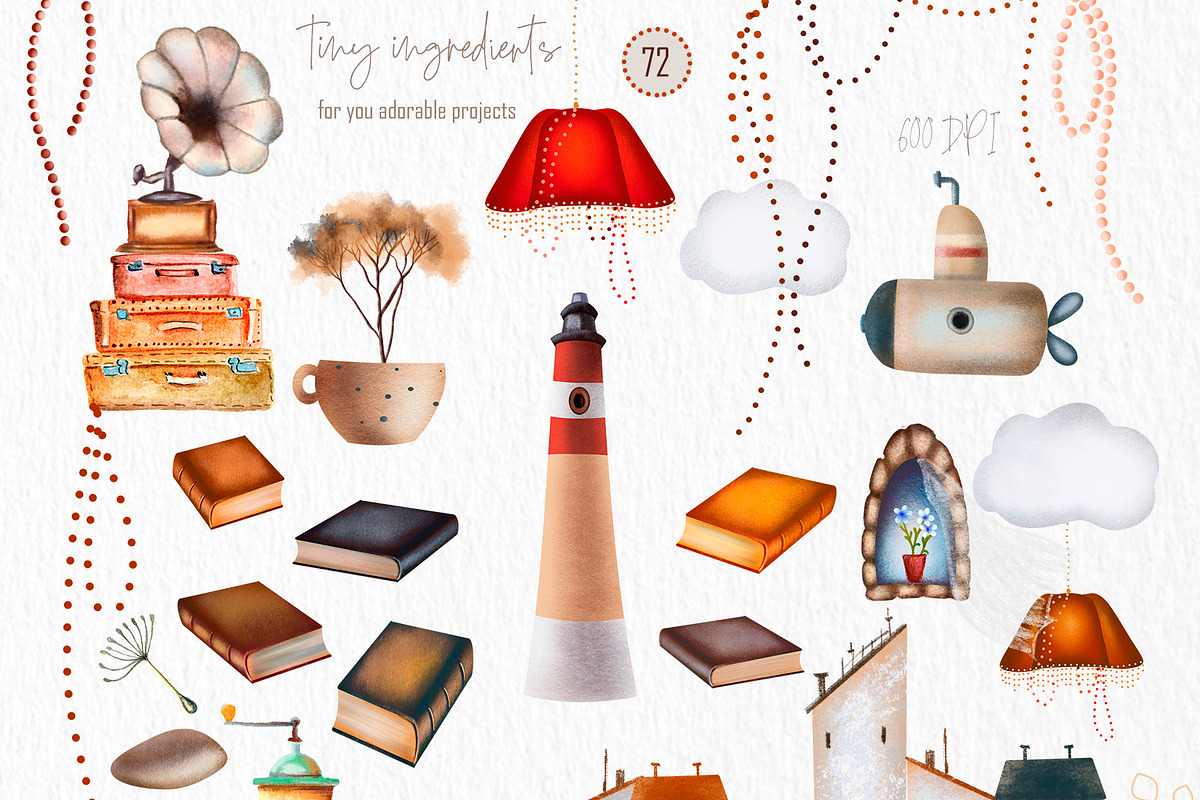 COZY VIBES Tea party Clipart Creator, a Food Illustration by ArtOLB (Photo 4 of 11)
