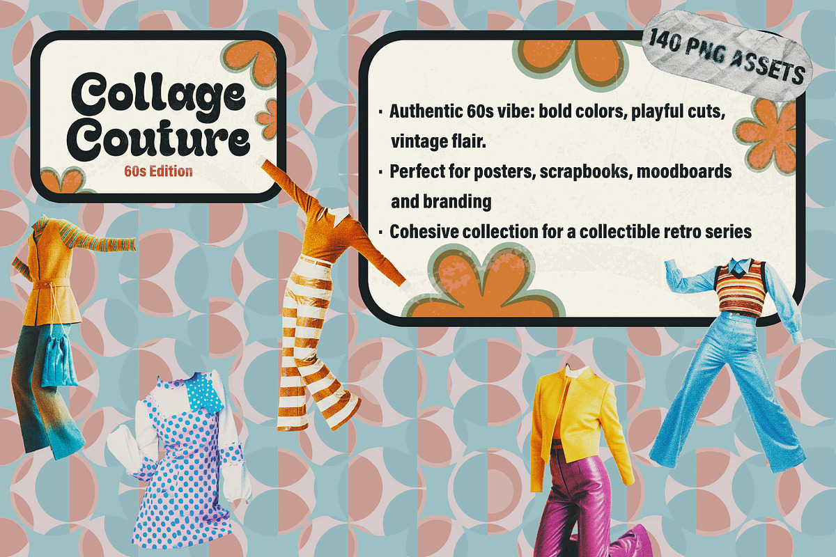 Collage Couture: 60s Edition, an Object Graphic by Megan Aili Designs (Photo 3 of 11)