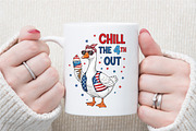 4th of July Goose Patriotic Chill th, an Illustration by Sublimation Artist (Thumbnail 6 of 9)