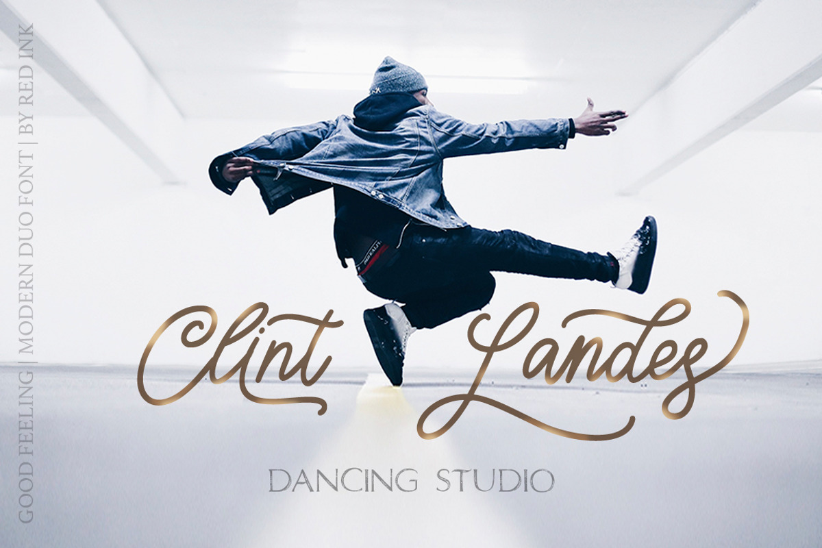 Good Feeling. Modern DUO Font., a Script Font by Red Ink (Photo 12 of 15)