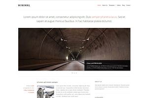 Minimal - Blog WordPress Theme