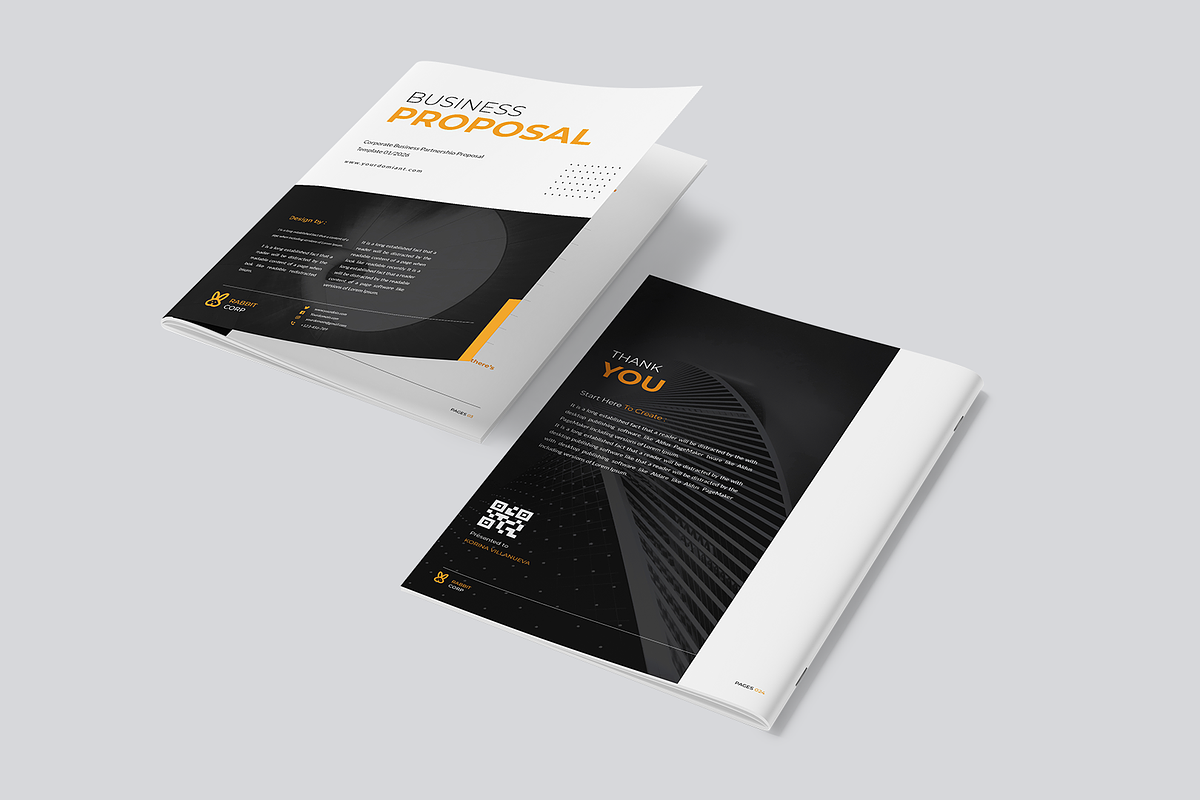 Project Business Proposal Template, a Brochure Template by TMint Play (Photo 8 of 8)