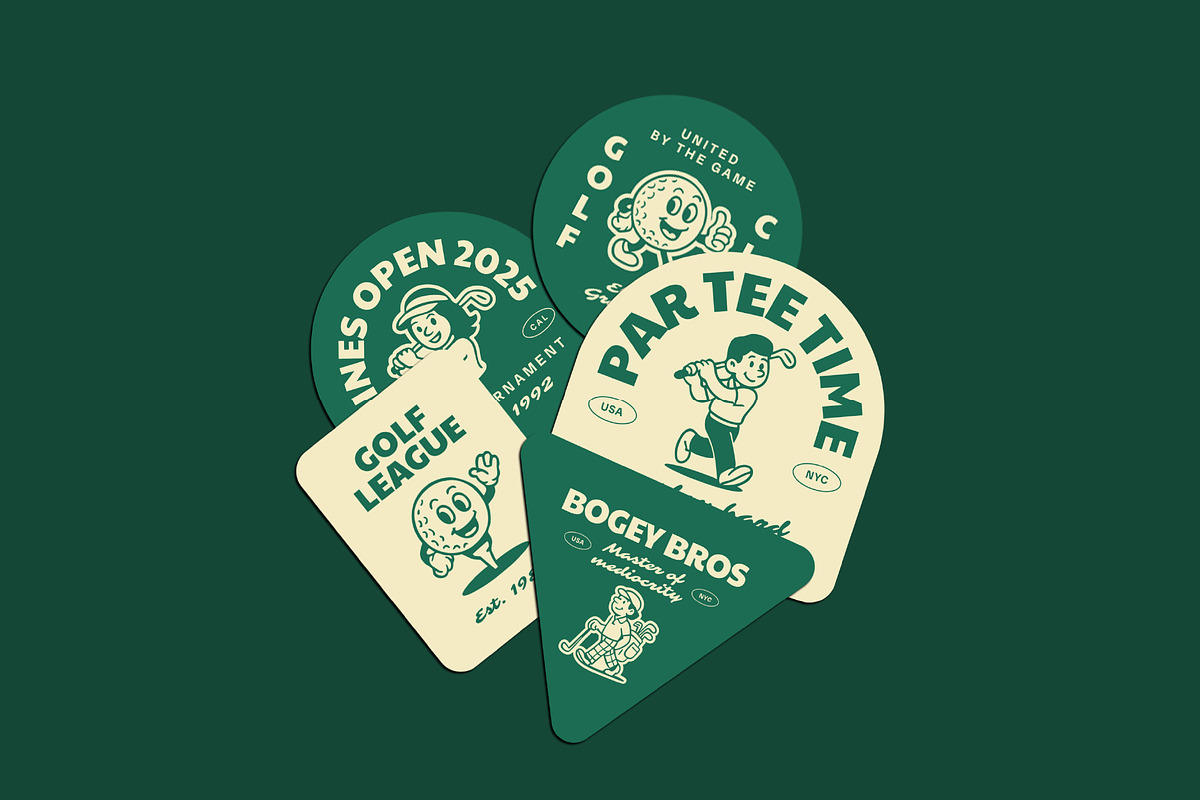 Golf Mascot Graphic, a Sport Illustration by Skilline Supply Co. (Photo 10 of 12)