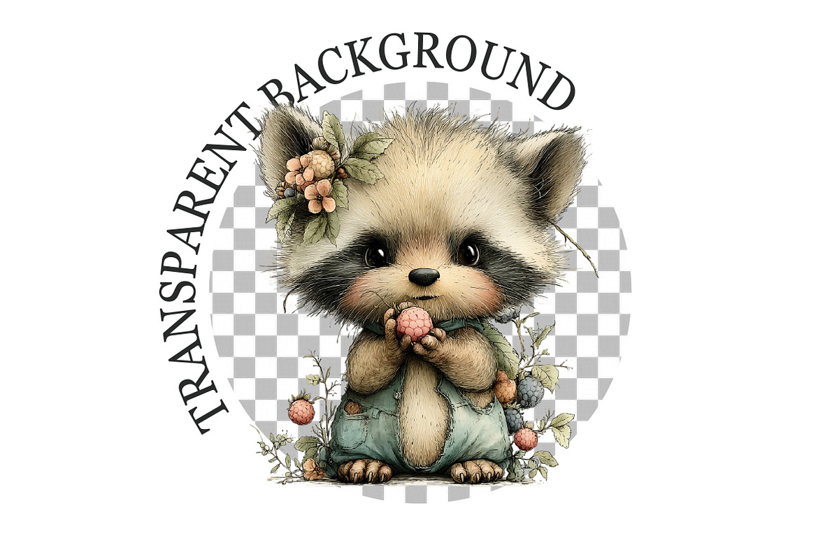 Summer Woodland Animals Clipart, a Seasonal Illustration by Rose Art (Photo 5 of 6)
