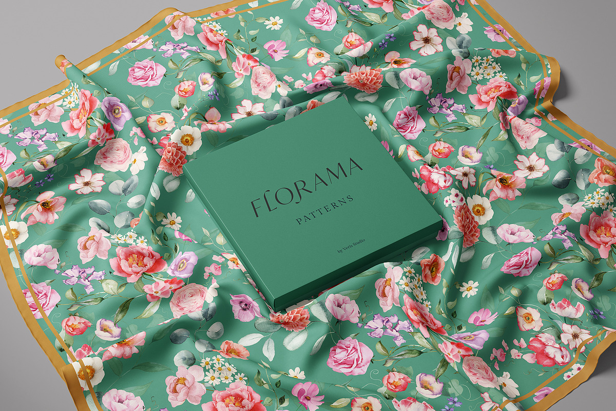 FLORAMA 6 Floral Seamless Patterns, a Pattern Graphic by Veris Studio (Photo 27 of 34)