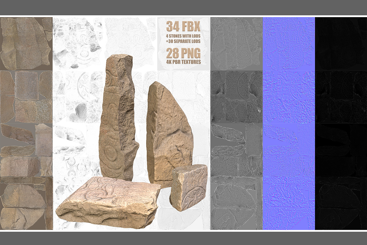 Fantasy Stones, an Environmental 3D Model by Beatheart Creative Studio (Photo 6 of 18)