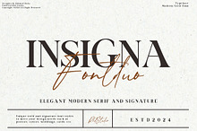Insigna Font duo