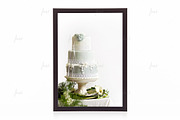 Dark styled frame isolated mockup, a Print Template by JustLikeMyDesktop (Thumbnail 1 of 3)
