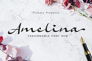 Amelina Font Duo, a Sans Serif Font by Arterfak Project (Thumbnail 1 of 15)