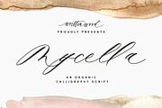 Mycella | Organic Calligraphy Font, a Script Font by Written Word Calligraphy (Thumbnail 5 of 10)