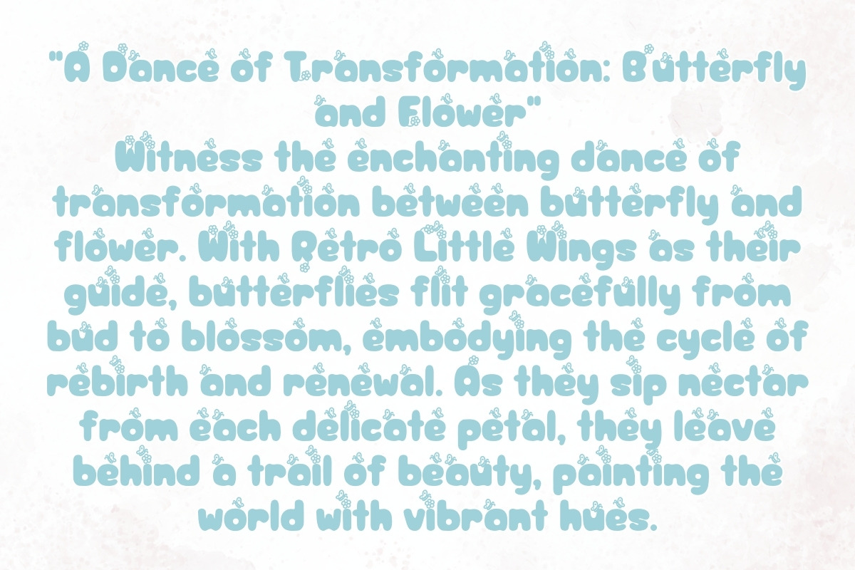 Retro Little Wings - Handwritten, a Handwritten Font by Charmingbear59.design (Photo 3 of 5)