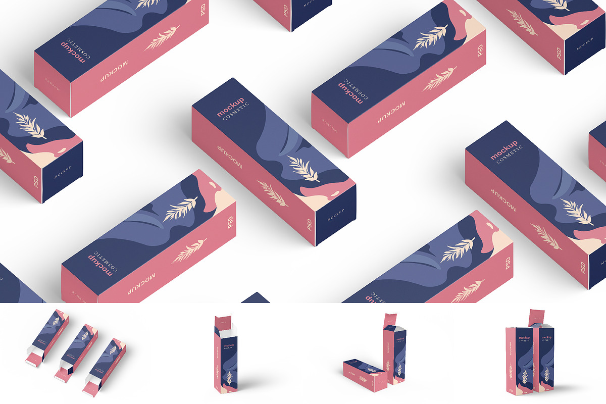 Cosmetic Box Packaging Mockup, a Packaging Mockup by Alolieli Studio (Photo 2 of 2)