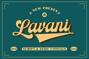 Lavani Script + Font Duo, a Script Font by Letter Fresh (Thumbnail 1 of 10)