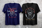 Yo-ho-ho. Vintage layered font, a Font by Fractal fonts & graphics (Thumbnail 8 of 9)