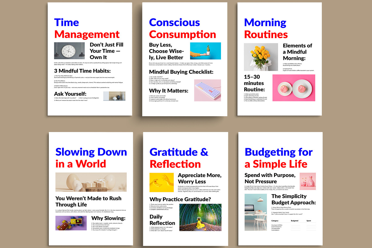 Minimal E-Book Template, an UI Kit Template by ContestDesign (Photo 3 of 4)