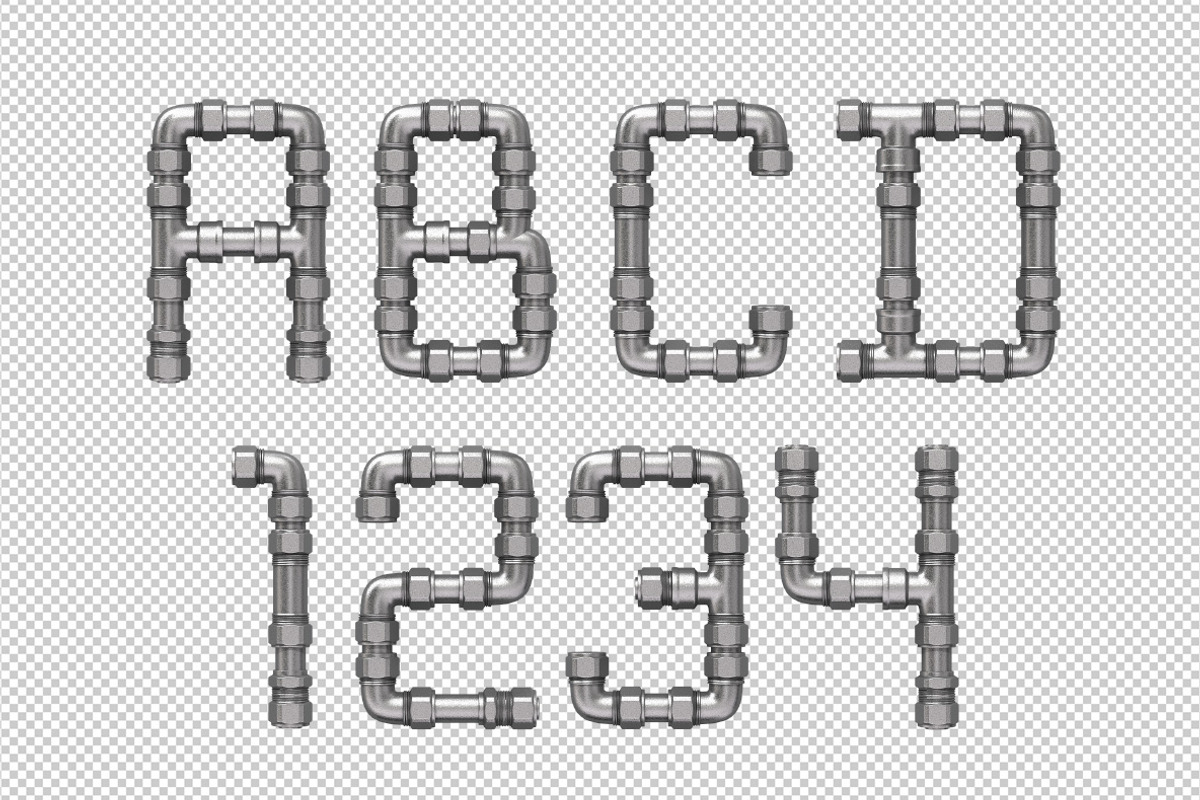 Pipe Font, a Font by Handmadefont (Photo 9 of 9)