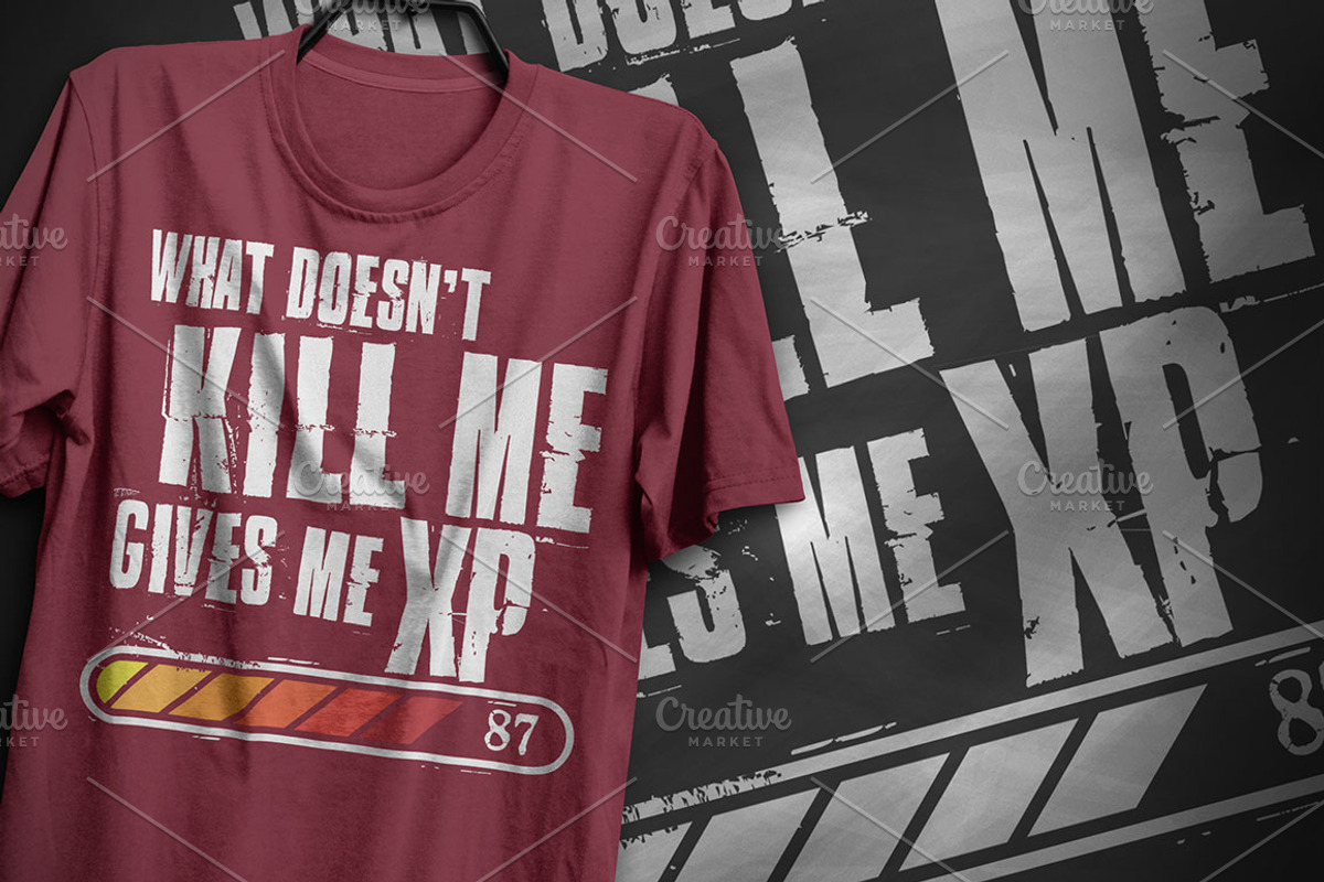 What doesn’t kill me. T-Shirt Design, an Illustration by artnook (Photo 3 of 6)