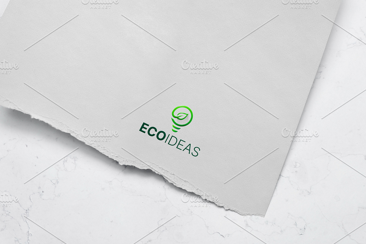 Eco Ideas Logo Template, a Branding & Logo Template by Graplick (Photo 3 of 3)
