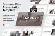 Sameplan - Business plan PowerPoint, a Presentation Template by SquidPixey (Thumbnail 1 of 6)