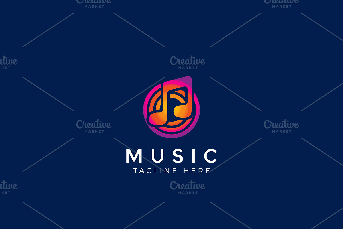 Music Studio Logo Design, a Branding & Logo Template by AlvinStd
