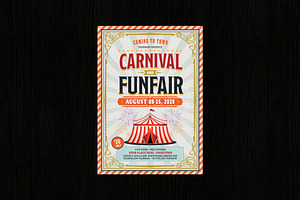 Carnival & Fun Fair Flyer, a Print Template by DesignWorkz