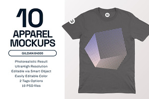 Gildan 64000 T-Shirts Mockups