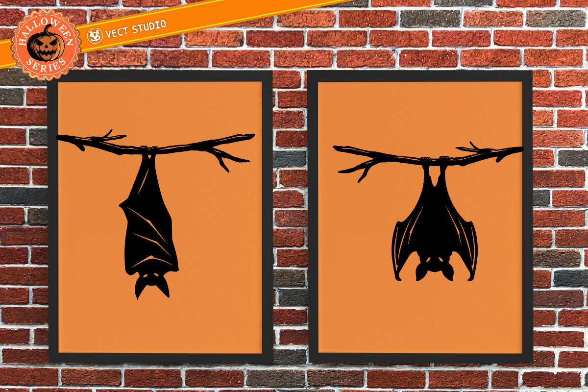 17 Bat Halloween Stamp Brushes, a Brush Add-On by vectstudio (Photo 7 of 10)