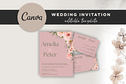 Modern Wedding Invitation, an Invitation Template by Design House (Thumbnail 1 of 8)