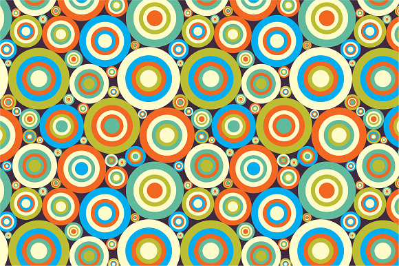 Seamless pattern "Colorful circles"