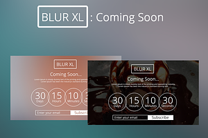 BLUR XL : Coming soon