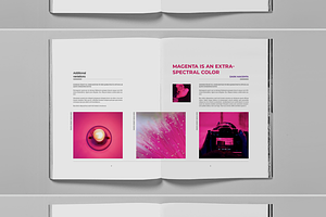 Magenta Studio Promo Brochure Layout