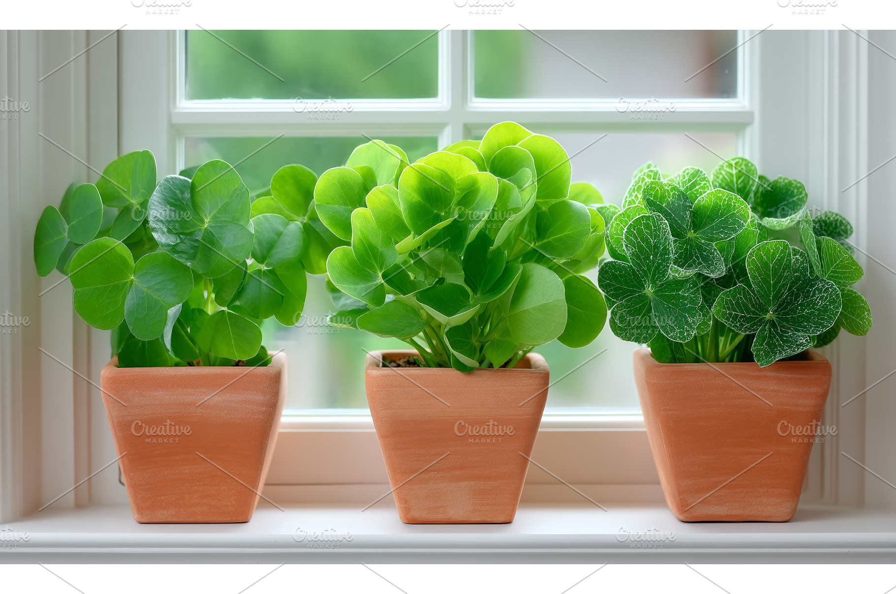 Clover microgreens are thriving in, a Nature Photo by ZinetroN