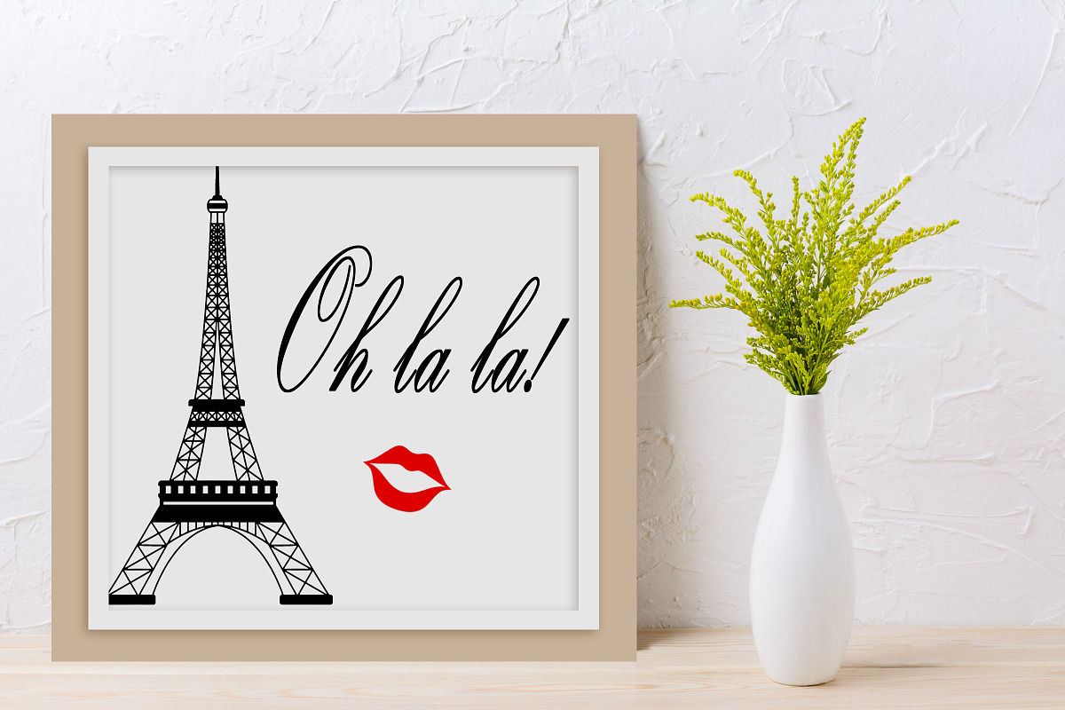 Paris/French Silhouette AI EPS PNG, a Food Illustration by FrankiesDaughtersDesign (Photo 7 of 7)