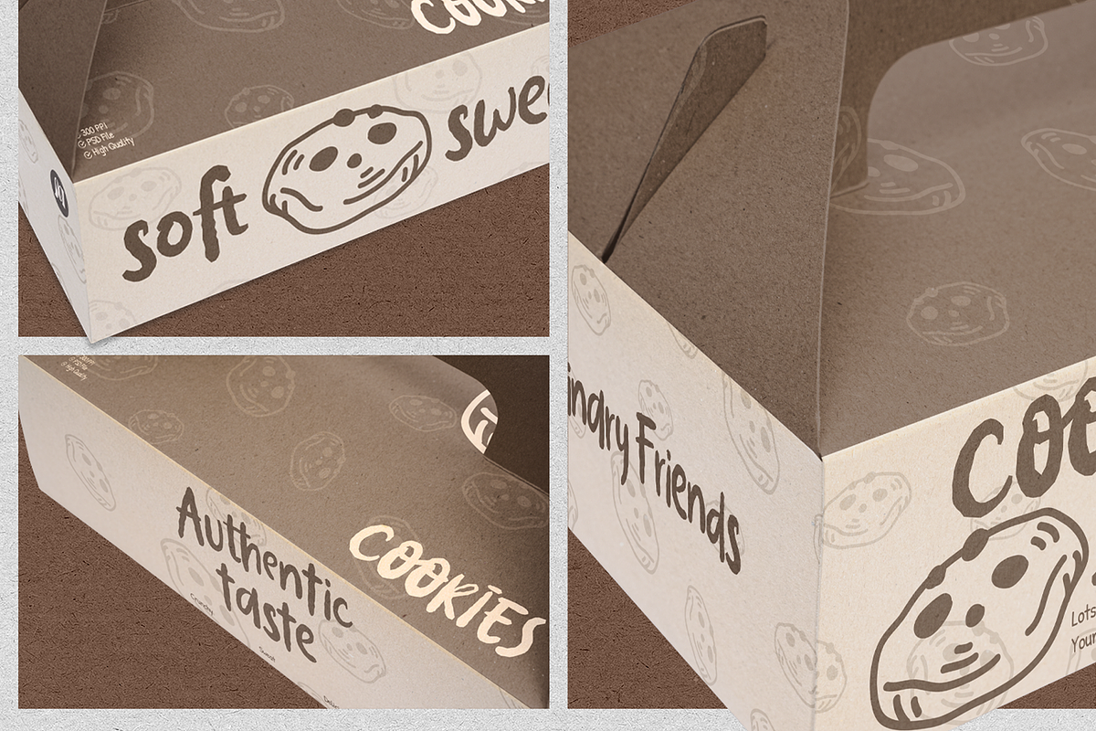 Kraft Paper Box Mockup Set, a Packaging Mockup by Mocktopia (Photo 7 of 9)