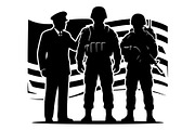 Military Heroes Group, an Object Graphic by Gfx_Store (Thumbnail 4 of 16)