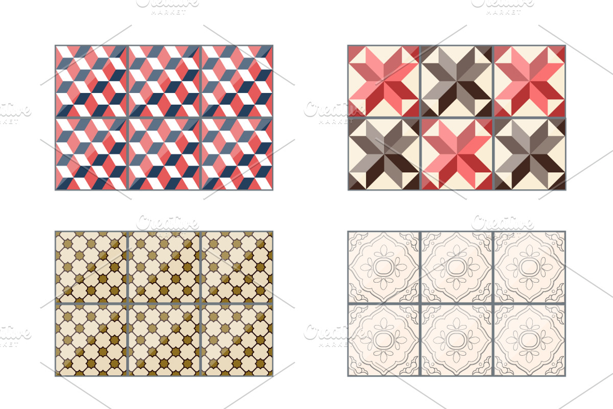 Azulejo Pattern VECTOR. Moroccan, a Pattern Graphic by Natalka Dmitrova art (Photo 24 of 29)