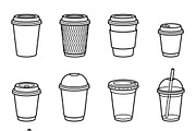 Sustainable Packaging Icon Set, an Outline Icon by adenpinkstore (Thumbnail 10 of 11)