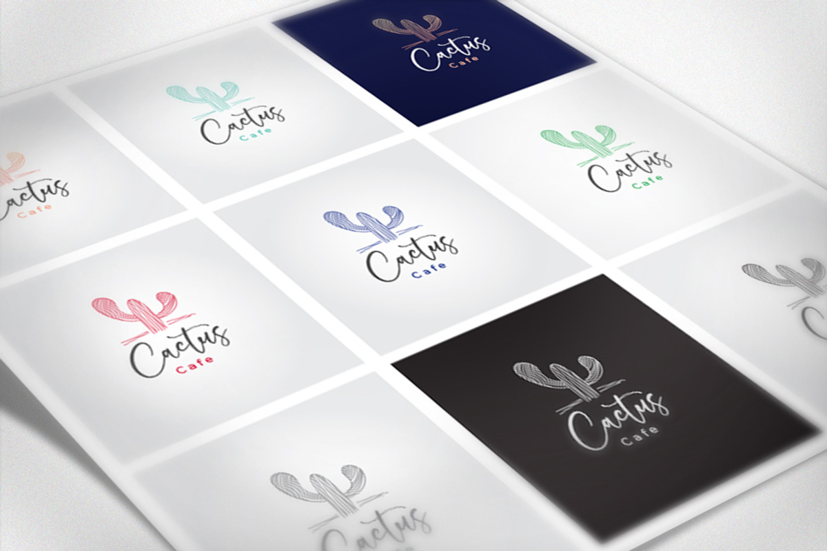 Cactus Cafe, a Branding & Logo Template by Cre8iveSense (Photo 3 of 4)