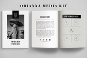 Orianna CANVA Media Kit, a Magazine Template by Gillian Sarah (Thumbnail 2 of 10)