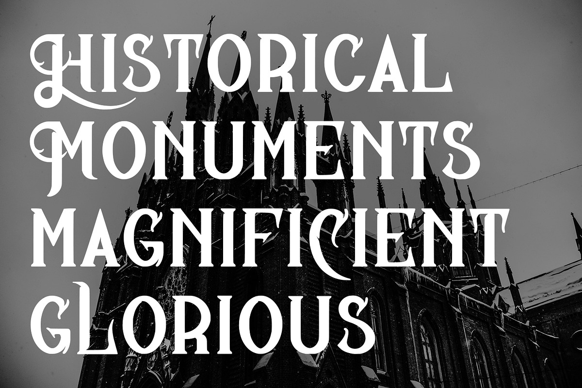 Hemellot Elegant Victorian Serif, a Blackletter Font by Maulana Creative (Photo 5 of 7)