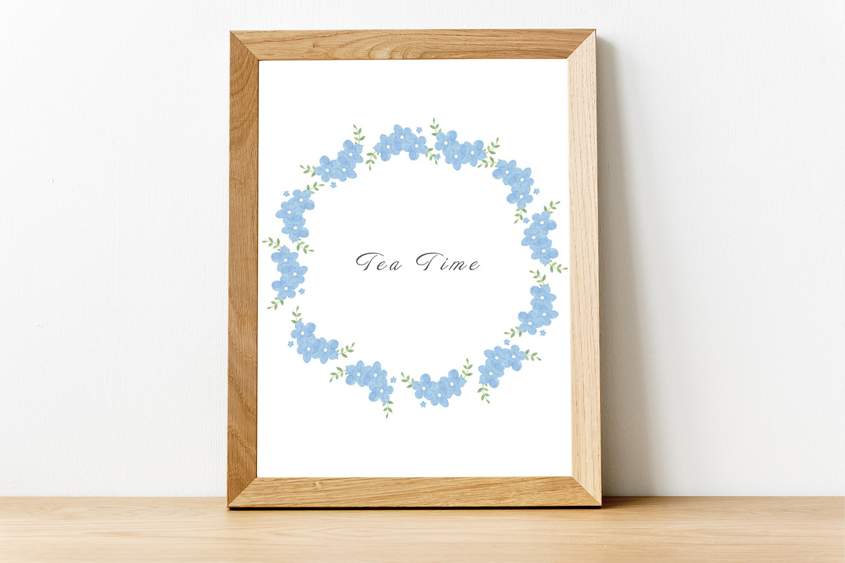 Tea Party Watercolor Clipart, a Decorative Illustration by natalisart (Photo 10 of 17)