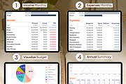 Monthly Budget Spreadsheet – Google, a Templates & Theme by vitalinagerman (Thumbnail 5 of 11)