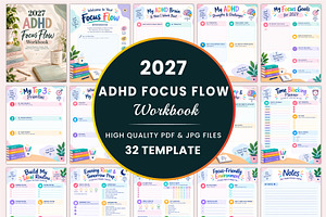 2027 ADHD Focus Flow Workbook